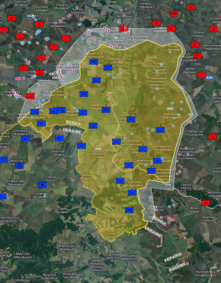 Situación en el sector de Kursk a 14 de noviembre de 2024