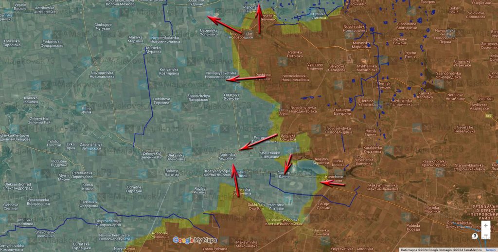 Situación global en el sector de Pokrovsk-Kurajove a 18 de diciembre de 2024