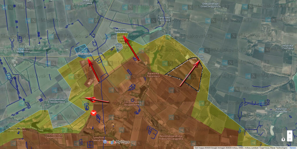 Situación al este de Pokrovsk a 20 de febrero de 2025